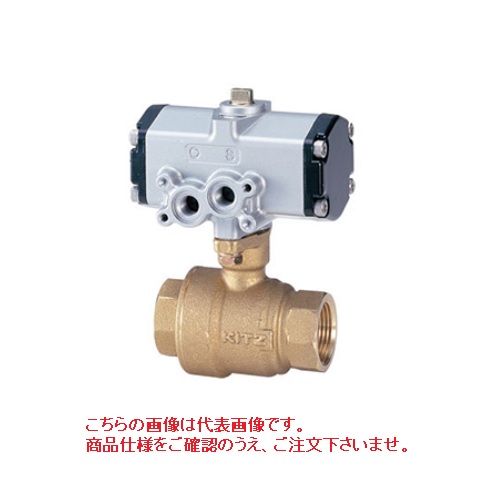 【ポイント5倍】キッツ (KITZ) 黄銅・青銅製ボールバルブ C-TFE 40A (1 1/2B) 《自動操作》|道具屋さん店