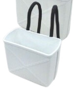 【尖んがり10倍】【直送品】 KLASS(極東産機) ラパンケース大 白いこと 12-8202
