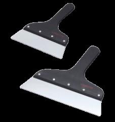 【ポイント5倍】【直送品】 KLASS(極東産機) BLACK&RED地ベラ 7寸相当 先端幅 約230mm 厚み 0.6mm 13-2846