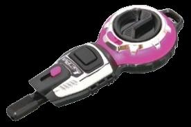 【ポイント5倍】【直送品】 KLASS(極東産機) ハンディ墨つぼJr.Plus(自動巻)コーラルレッド 23-5084