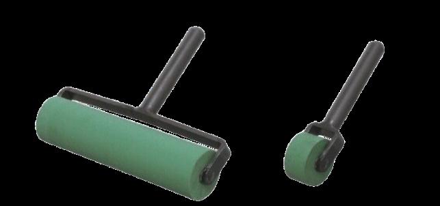 【ポイント10倍】【直送品】 KLASS(極東産機) 青ゴムローラー(φ60×90mm) スチール柄 26-0323