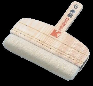【ポイント5倍】【直送品】 KLASS(極東産機) 白羊毛糊刷毛(京型 6寸) 42-4081 5,340円