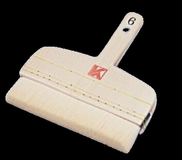 【直送品】 KLASS(極東産機) ウェーブナイロン刷毛(京型 6寸) 42-4101