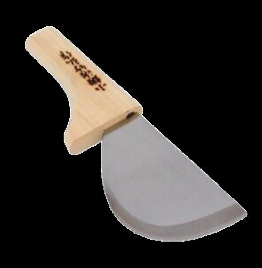 【尖んがり10倍】【直送品】 KLASS(極東産機) 丸まかない方(大)片刃 43-2341