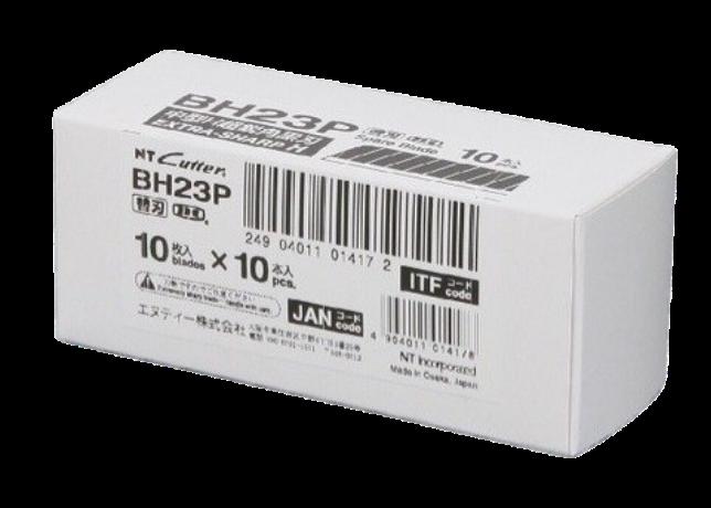 【尖んがり10倍】【直送品】 KLASS(極東産機) ＮＴ截断機用替刃 BH23P 超鋭角黒刃(100枚入) 63-1052
