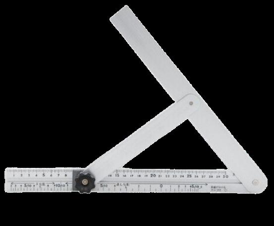 【ポイント10倍】【直送品】 KLASS(極東産機) アルミ自由金 勾配目盛(955×30×20mm) 63-3154
