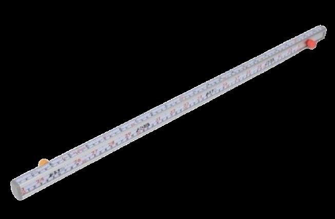 【尖んがり5倍】【直送品】 KLASS(極東産機) 3倍尺 のび助 両方向式(697×26.1×17.2粍)(尺/m目盛) 63-3157