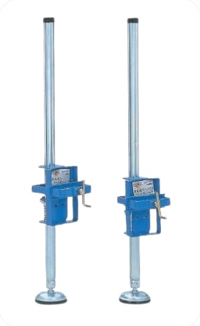 【尖んがり5倍】【直送品】 KLASS(極東産機) 脚立ストッパー(全長 68糎)(4本入) 64-5318