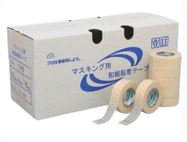 【尖んがり10倍】【直送品】 KLASS(極東産機) マスキング磁気テープ NO.1760(18粍幅×18m巻)(70巻入) 83-4020 DIY・工具-花・ガーデン・DIY-接着・補修用品