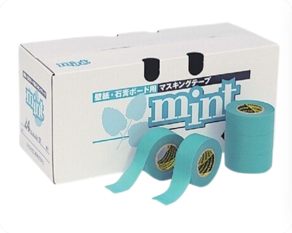 【尖んがり10倍】【直送品】 KLASS(極東産機) マスキング磁気テープ ペパーミント(18粍幅×18m巻)(70巻入) 83-4043
