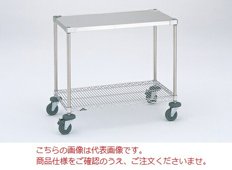 【ポイント10倍】【直送品】 エレクター ステンレスエレクターカート NSWT1A-S (111-42405) 【送料別】