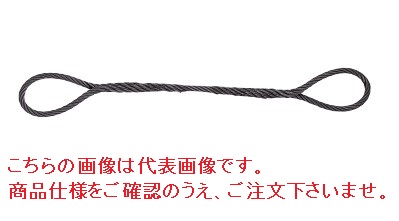 【ポイント5倍】コンドーテック JIS玉掛ワイヤー 16mmX2m (052Z34O1602)｜道具屋さん店
