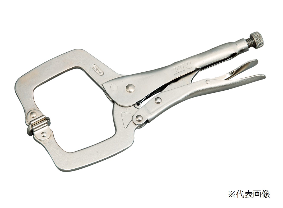 京都機械工具 (KTC) ロッキングプライヤスイベルパッドクランプ 610SP｜道具屋さん店