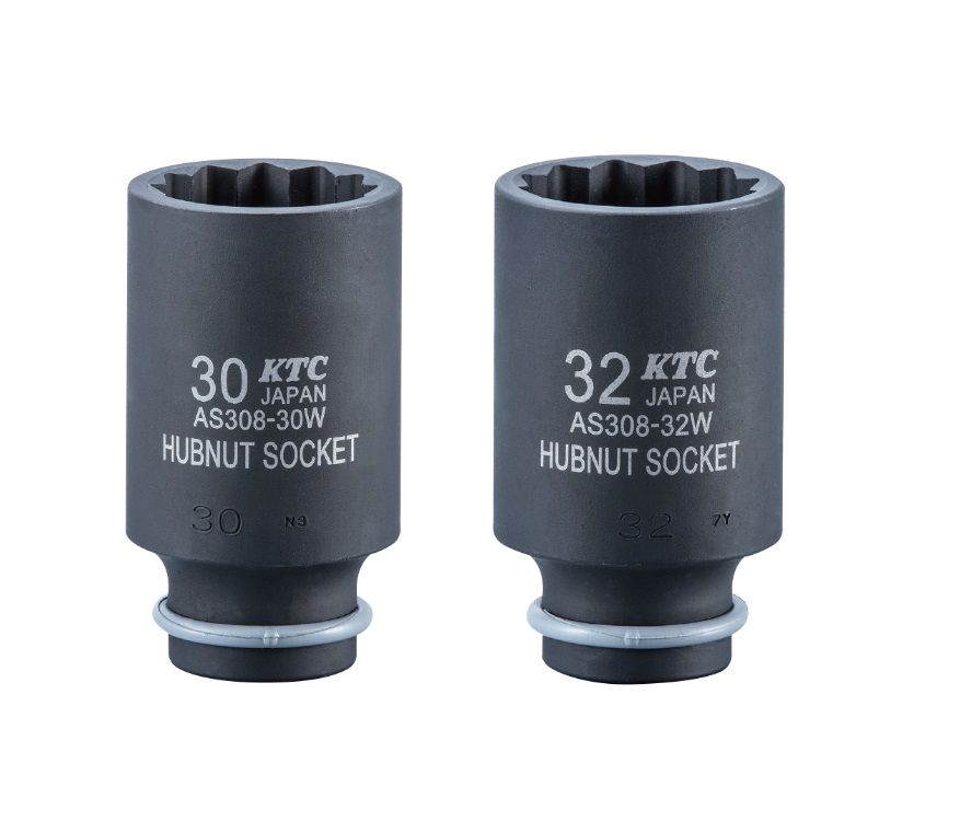 【ポイント10倍】京都機械工具 (KTC) 12.7SQインパクトレンチ用ハブナットソケットセット ATS3082