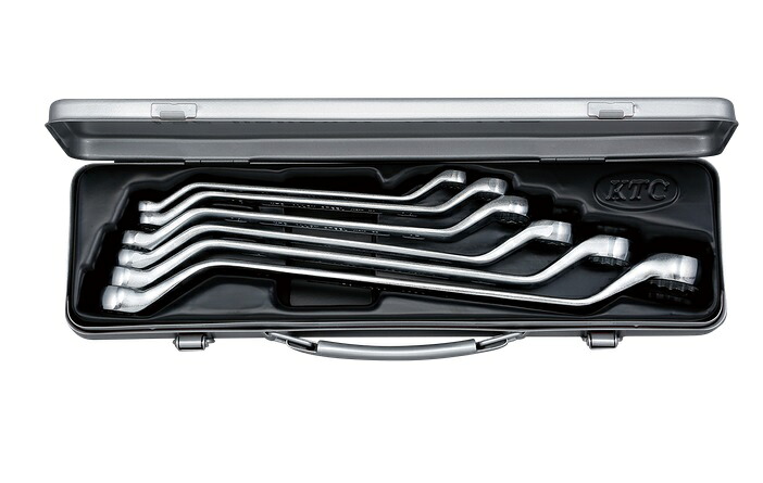 【ポイント5倍】京都機械工具 (KTC) 45ﾟ ロングメガネレンチセット M2506