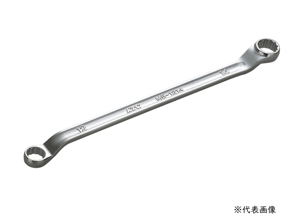 【尖んがり10倍】京都機械工具 (KTC) 45ﾟX6ﾟ ロングメガネレンチ M5-4146