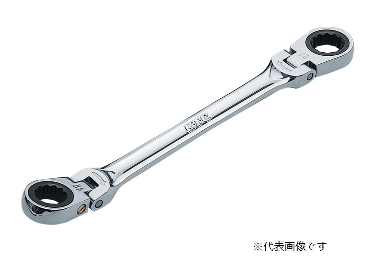 【ポイント10倍】京都機械工具 (KTC) ラチェットメガネレンチ(両頭型首振り) MR1-0607F