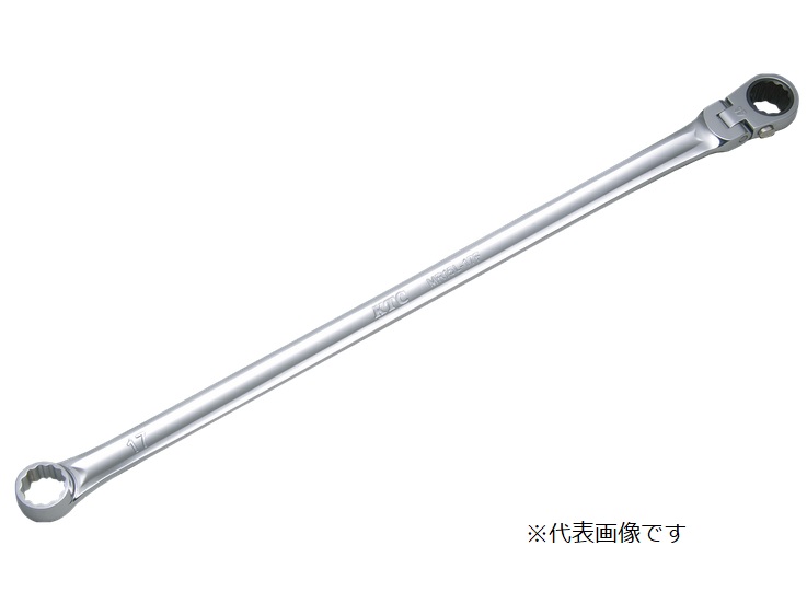 【ポイント10倍】京都機械工具 (KTC) 超ロングラチェットメガネレンチ首振  MR15L-14F