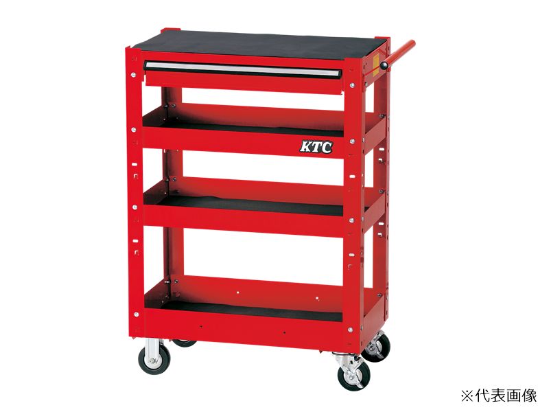 【尖んがり5倍】【直送品】 京都機械工具 (KTC) 手押し車(4段1抽き出し)  SKX2704 【法人向け・人間宅送りとどける不可】 【大型】