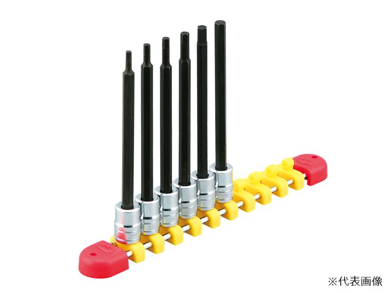 京都機械工具 (KTC) (6.3SQ)ロングヘキサゴンビットソケットセット(6  TBT2L06BH