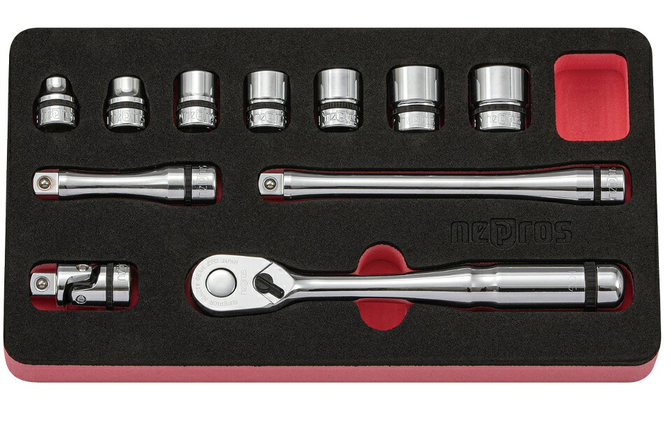 KTC ネプロス (9.5SQ) ソケット鍵仕掛ける NTB311C