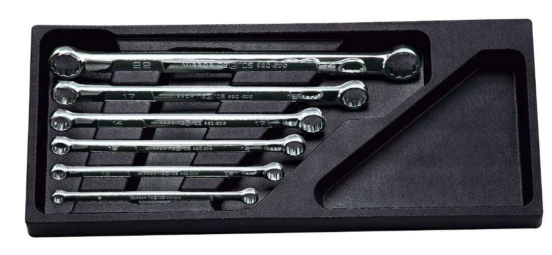 KTC ネプロス ストレートスタンダードめがねレンチセット NTM106