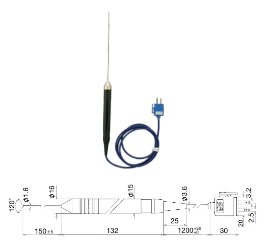 共立電気計器 温度センサ MODEL8404|道具屋さん店