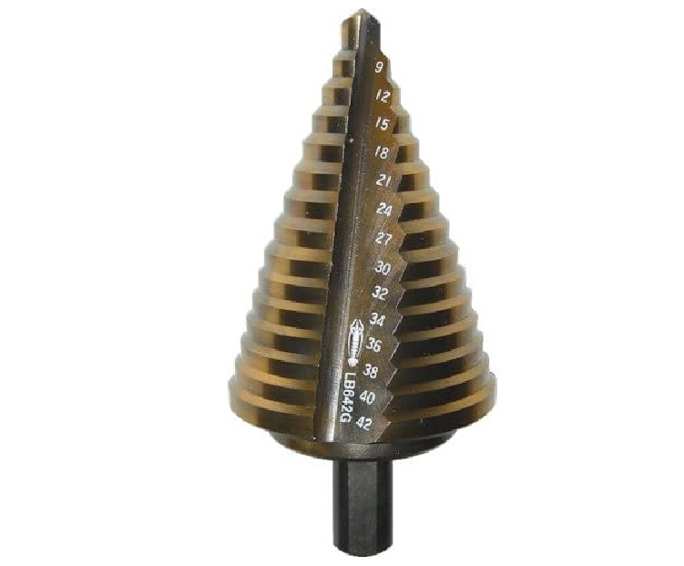【ポイント10倍】ロブテックス (エビ) ステージドリル コーティング 15段 軸径10mm LB642G (335-6566)