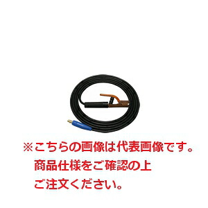 【直送品】 マイト工業 ホルダー・ジョイントオス付キャプタイヤ 5m CTJH-2205 (22mm2X5m)【個人宅配送不可】｜道具屋さん店 8,176円