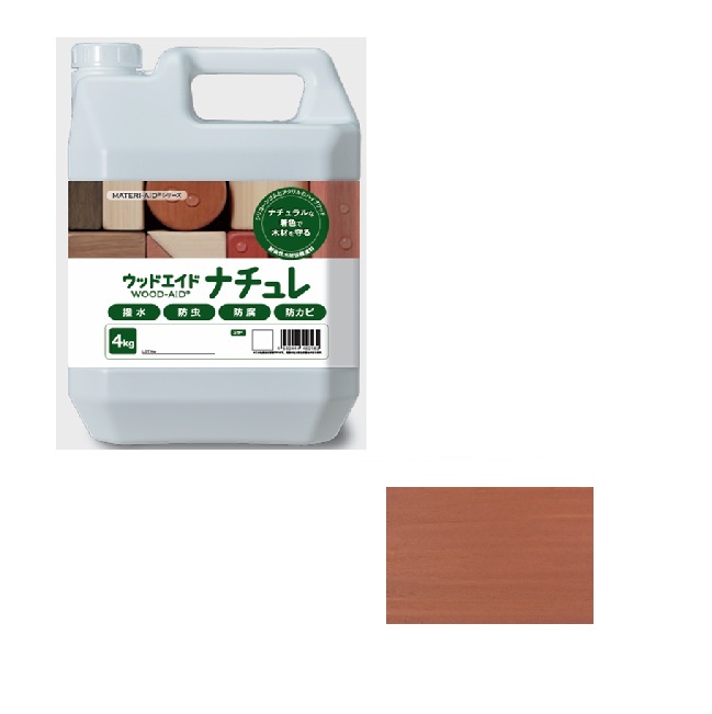 【直送品】 日本マテリエイド ウッドエイド（WOOD-AID） ナチュレ ライトオーク 4kg