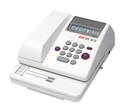 【ポイント10倍】【直送品】 マックス 電子チェックライタ EC-510 10桁