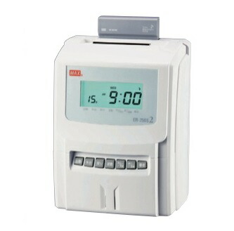 【直送品】 マックス タイムレコーダ ER-250S2 電波時計付