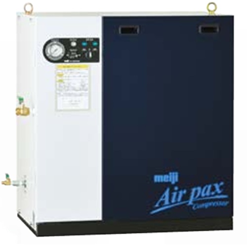 【尖んがり10倍】【直送品】 明治機械製造所 パッケージコンプレッサ レシプロ エアパックス APK-08D S6 (単相 100V 60サイクル) 【大型】