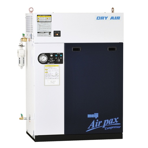 【直送品】 明治機械製造所 パッケージコンプレッサ レシプロ ドライパックス DPK-15D 6P (三相 200V 60サイクル) 【大型】