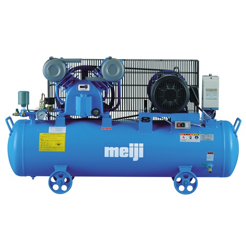 【直送品】 明治機械製造所 汎用コンプレッサ レシプロ 剪断応力開閉器式 GH-22C 5P (三相 200V 50サイクル) 【大型】