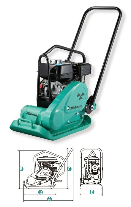 楽天市場】【代引不可】〈三笠産業〉プレートコンパクター MVC-F60HS低