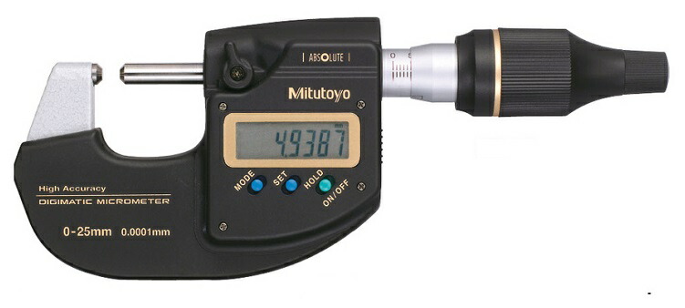 ミツトヨ (Mitutoyo) 高適確さデジマチックマイクロメータ MDH-25MC (293-100-20)