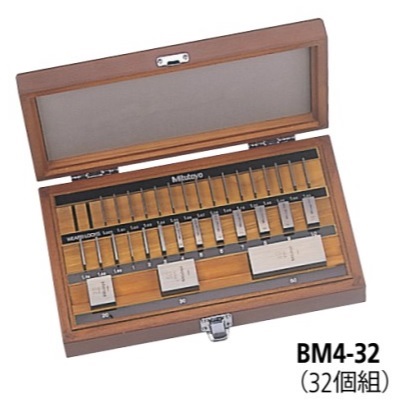 ミツトヨ (Mitutoyo) スケヤゲージブロック判定基準仕掛ける 1MM軍事基地 BM4-32-1 (516-467) （32個組）