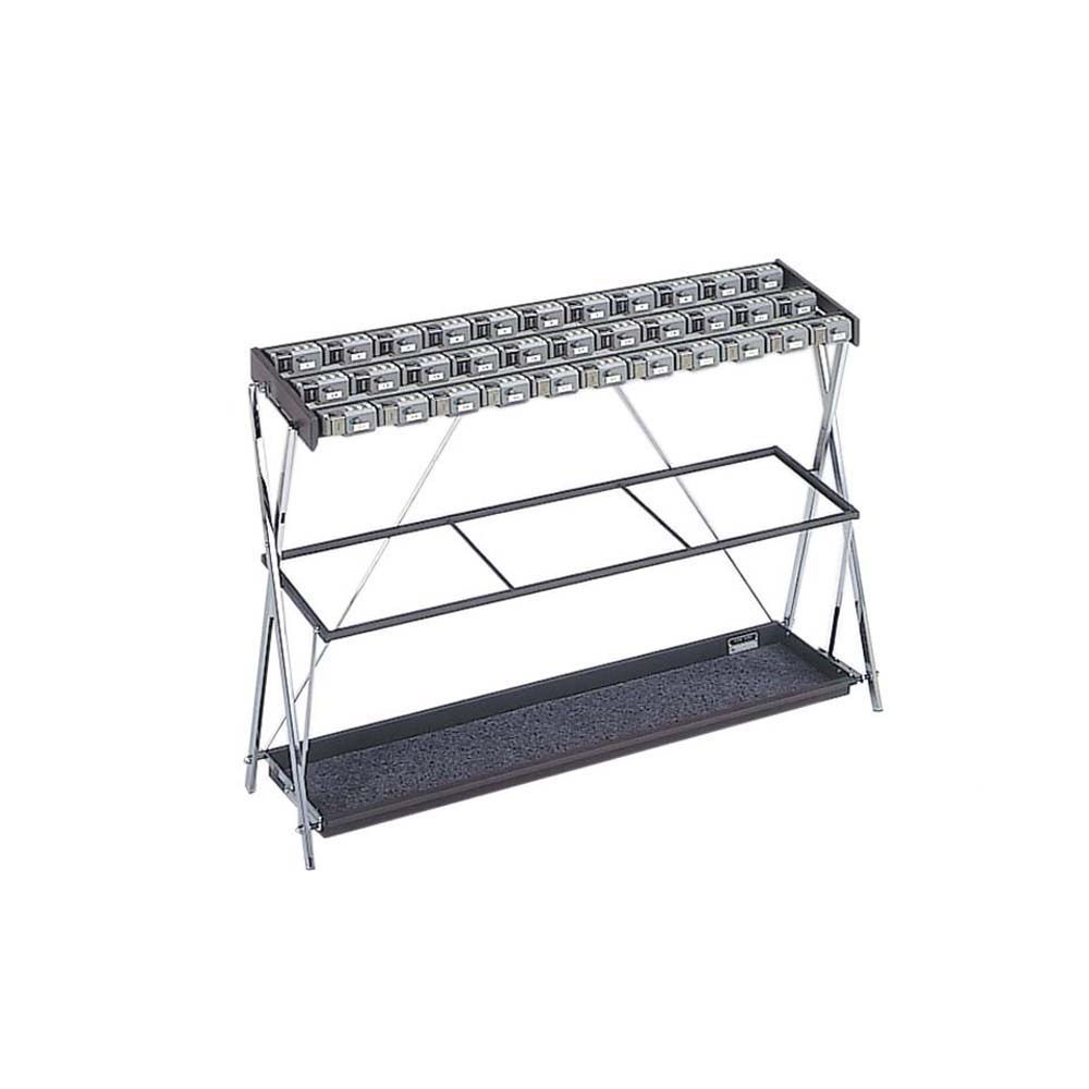 【直送品】 ミヅシマ産業 鍵付折り畳み式傘立てXD XD-33・33本立 (2310260) 【特大・貨物輸送別】