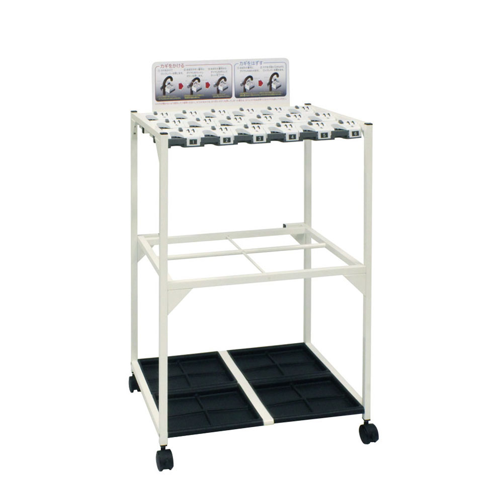【直送品】 ミヅシマ産業 文字盤錠傘立てMU MU-18・18本立 (2340010) 【特大・貨物輸送別】