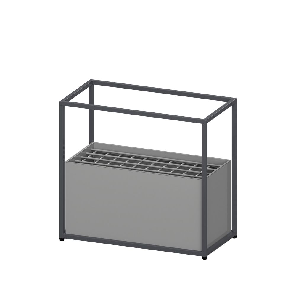 【直送品】 ミヅシマ製造 囲：傘立て 20本立 (3590400) 日用品雑貨・文房具・手芸-その他-掃除用品