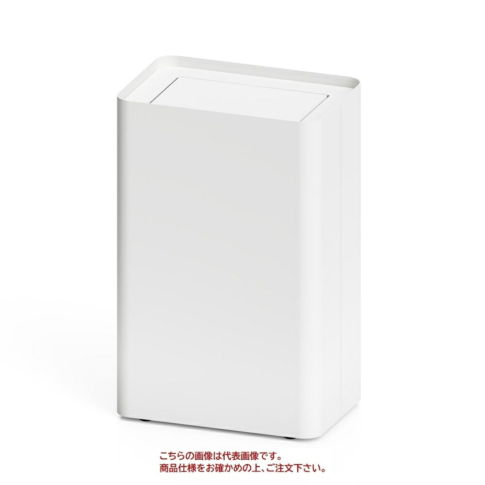 【直送品】 ミヅシマ工業 MSERIES屑入 #A・可燃ゴミ・回転蓋 ホワイト (3620211) 【大型】