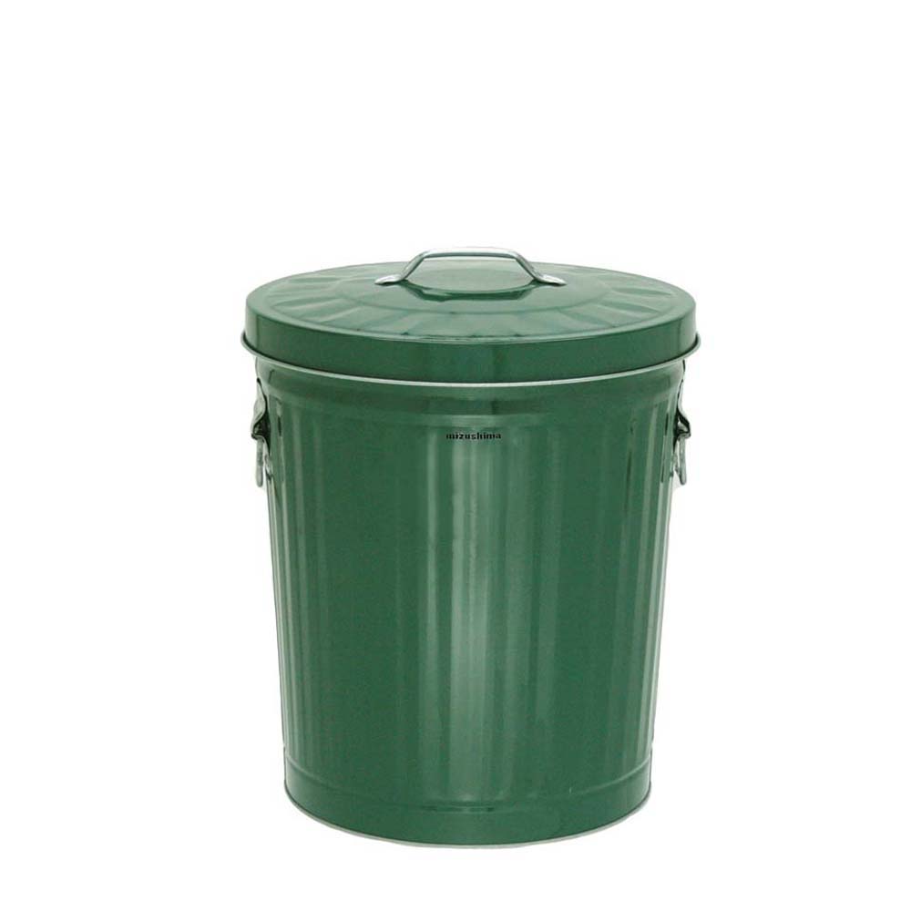 【直送品】 ミヅシマ工業 ダストBOX 33L グリーン (3670332) 【特大・送料別】