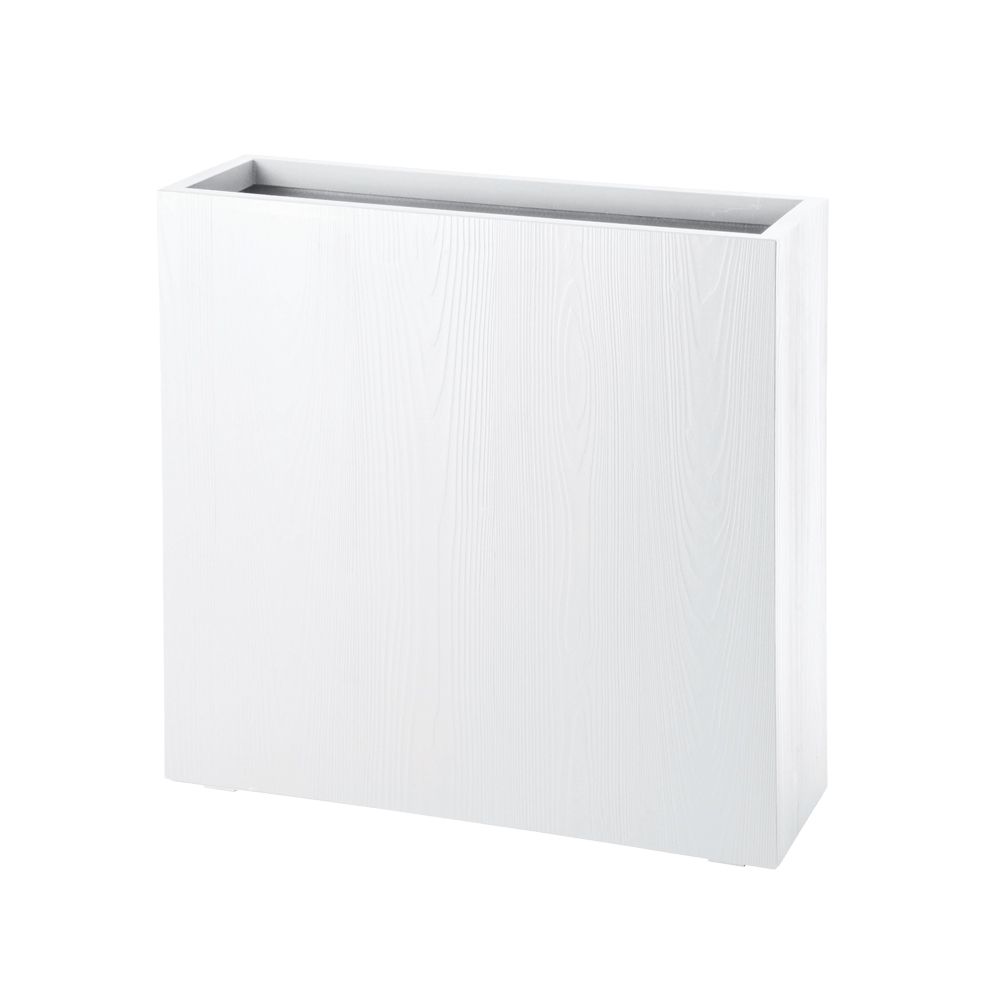 【直送品】 ミヅシマ工業 FRPモクメ ハイタイプ(かさ上げ板付属)・ホワイト (3680081) 【大型】