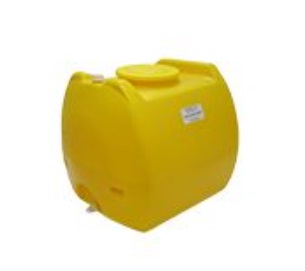 【尖んがり10倍】【直送品】 モリマーサム脂製作 ローリー貯蔵タンク (黄色) SL-600 【大型】