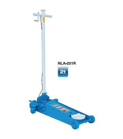 【尖んがり10倍】【直送品】 長崎万力 低床エアーガレージジャッキ 遊撃手印字機 NLA-201R 【大型】