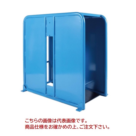 【直送品】 長崎ジャッキ タイヤ安全囲い 大型・スリット無・1連 NTE-LN1 【大型】