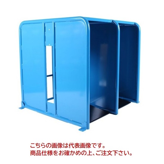 【ポイント10倍】【直送品】 長崎ジャッキ タイヤ安全囲い 大型・スリット無・2連 NTE-LN2 【大型】|道具屋さん店