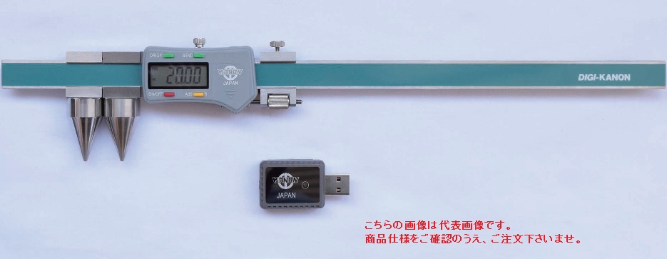 【ポイント5倍】中村製作所 (KANON) 無線ノギス E-RX20FW 〈直読式丸穴ピッチ測定タイプ〉|道具屋さん店