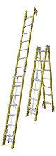 【直送品】 ナカオ (NAKAO) 3連折たたみ伸縮はしご バンボ 3-65GF 【大型】|道具屋さん店